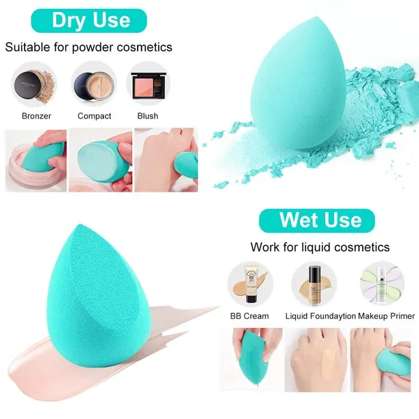 10PCS Blender Beauty Foundation Makeup Sponge Set