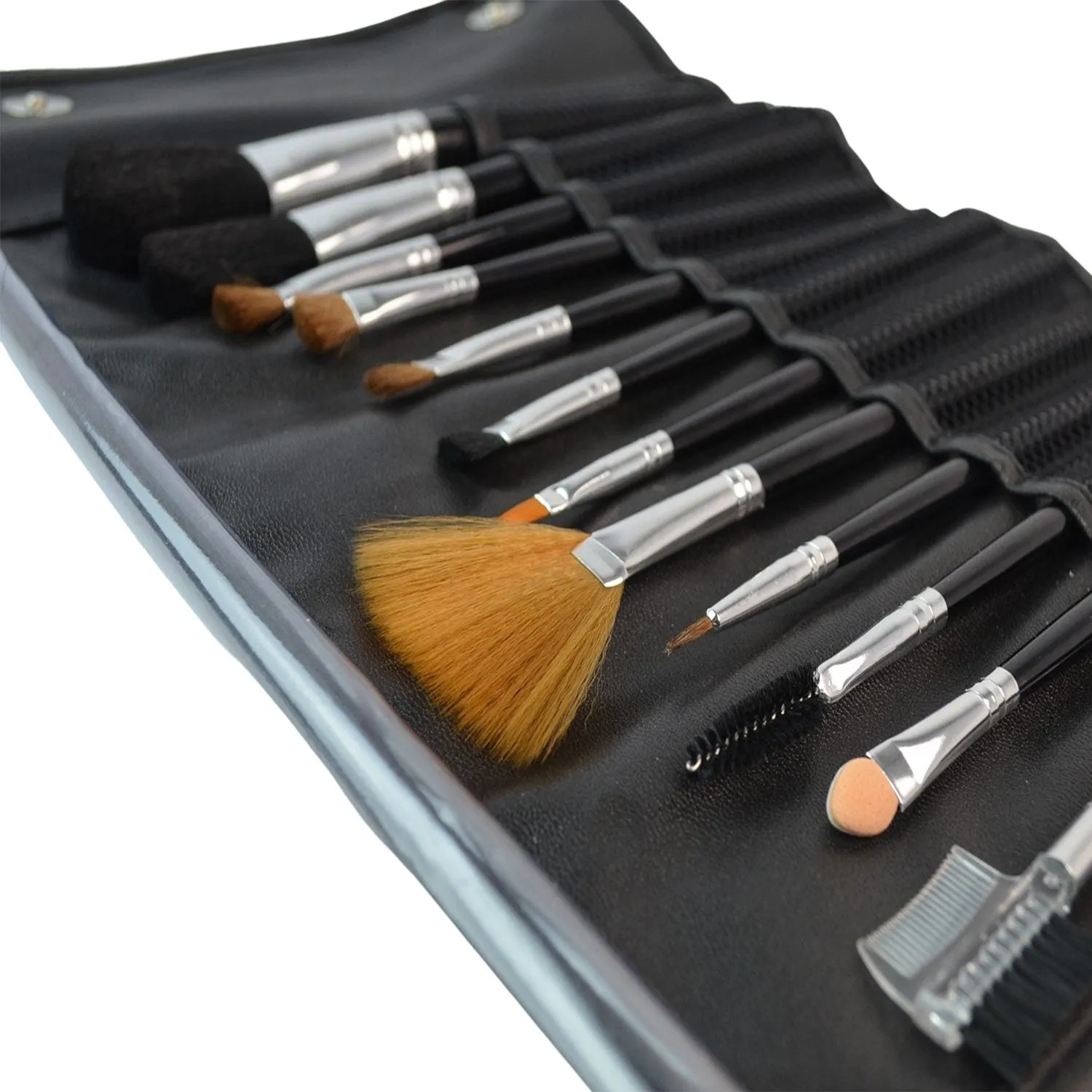 12-Pack: Premium Makeup Brush Set for Blending Blush Concealer Eye Shadow