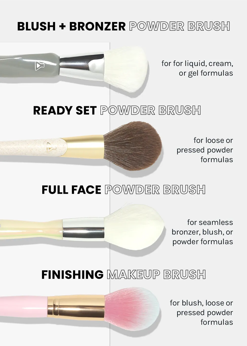 a2o Lab Full Face Powder Brush