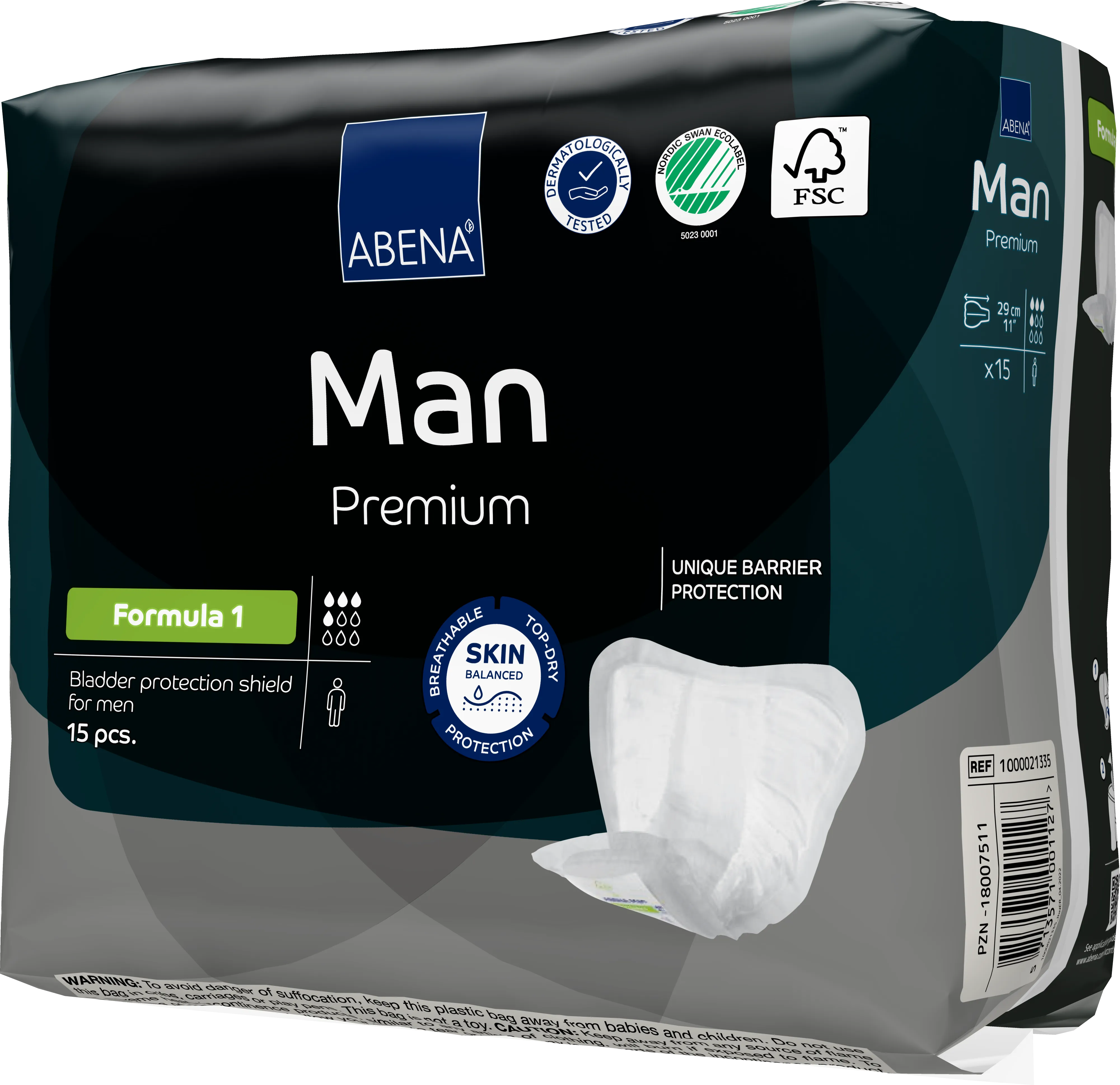 Abena Man Premium Bladder Protection Shield, Formula 1