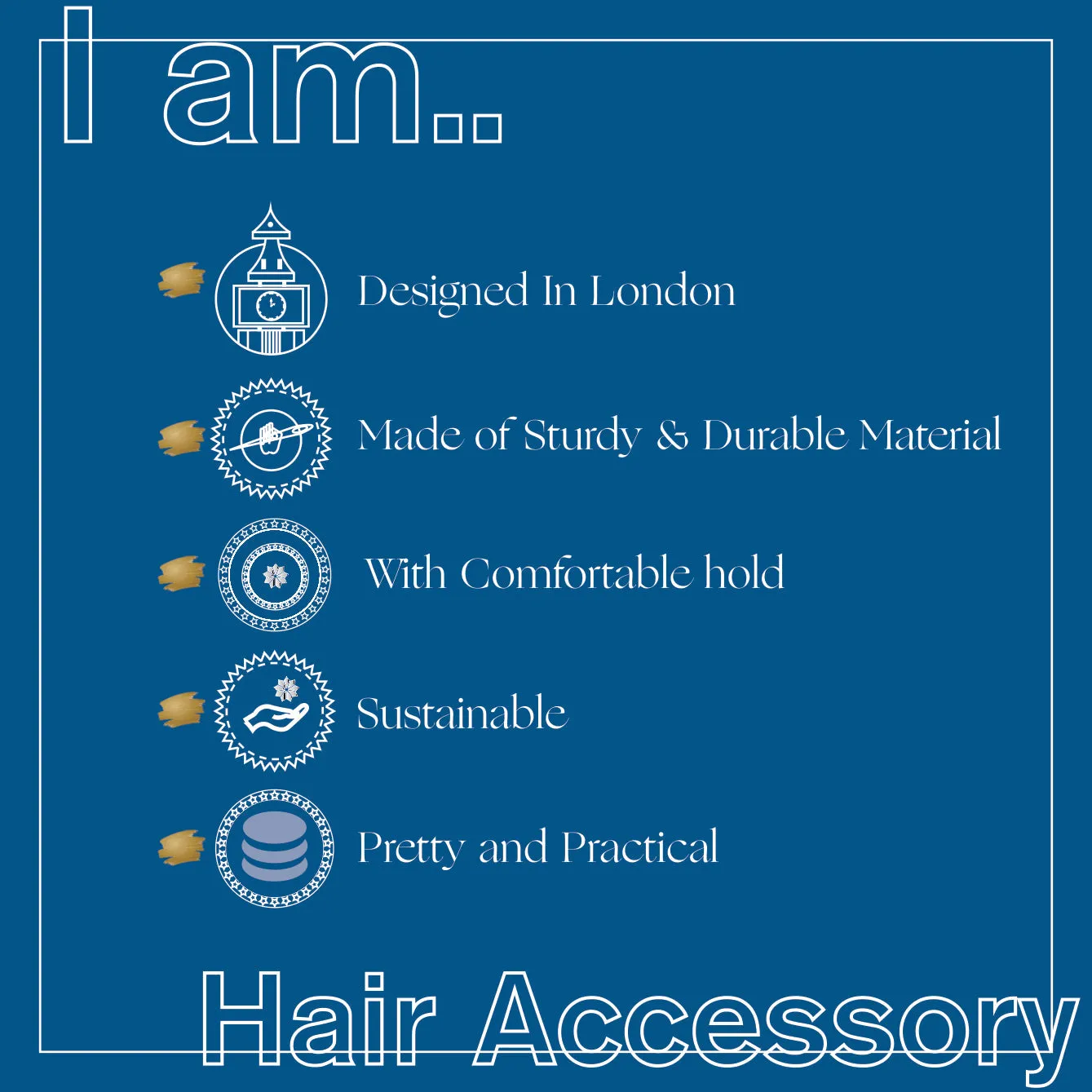 Accessorize London Blue Celestial Heatless Curlers