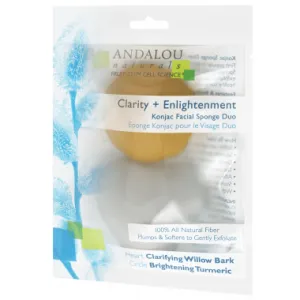 Andalou Clarity   Enlightenment Konjac Facial Sponge Duo