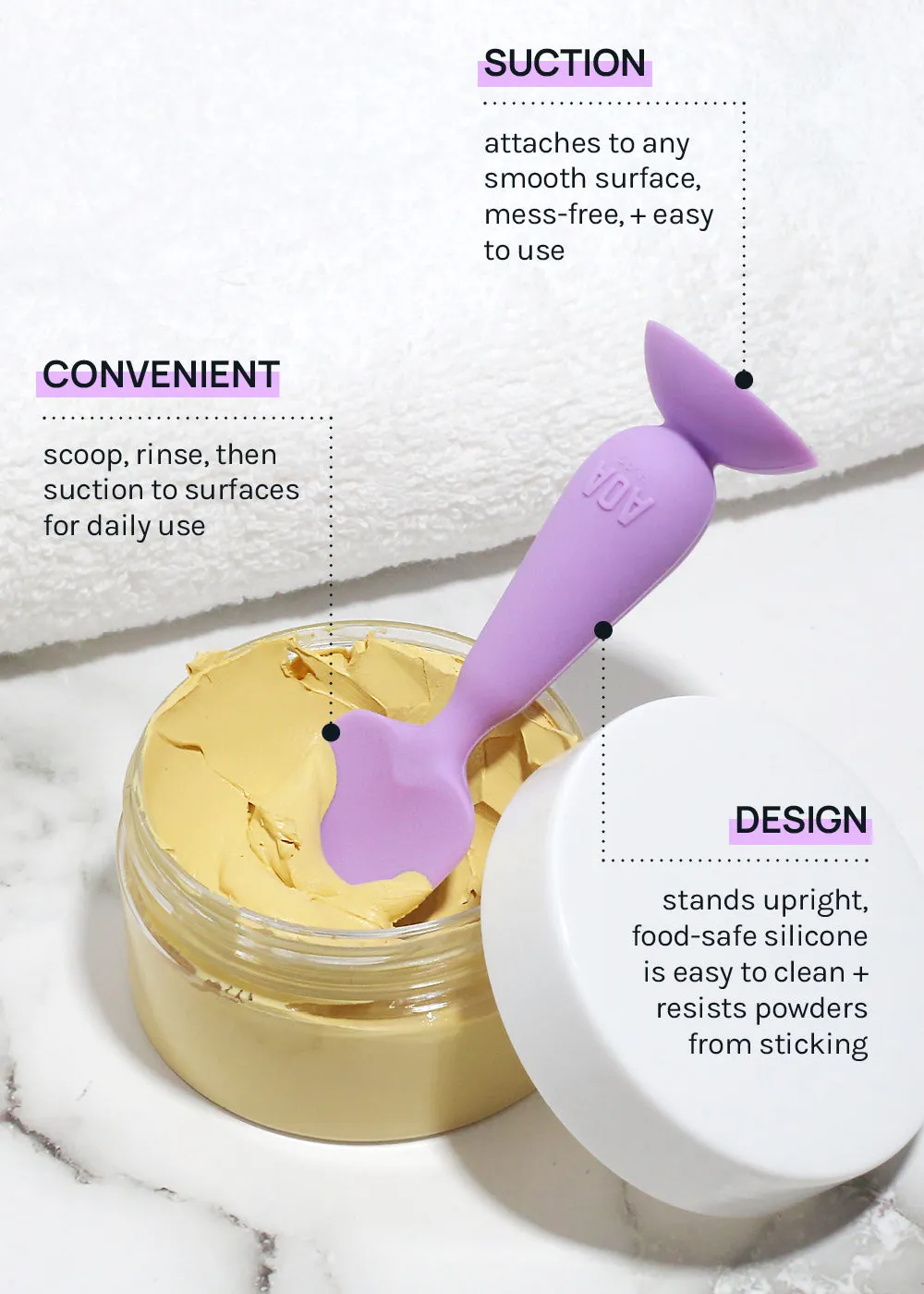 AOA A  Silicone Beauty Scoop