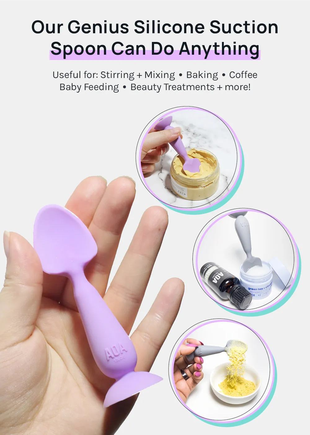 AOA A  Silicone Beauty Scoop