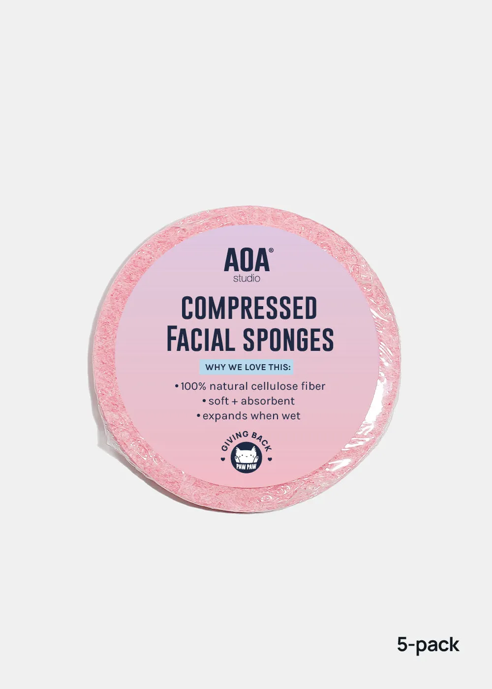 AOA Compressed Facial Sponges