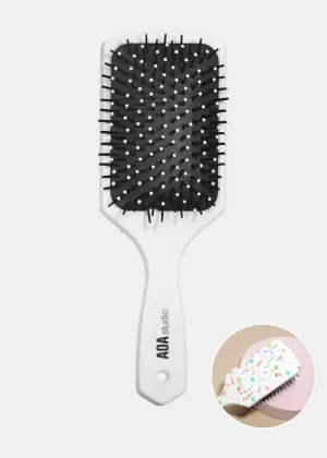 AOA Detangling Paddle Brush - White