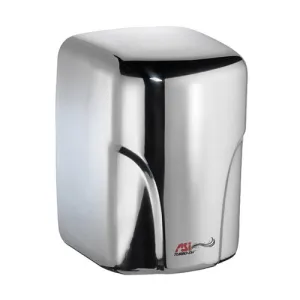 ASI® 0197-2-92 TURBO-Dri™ Hand Dryer - Bright Stainless Steel Cover High Speed Automatic Surface-Mounted 208V-240V