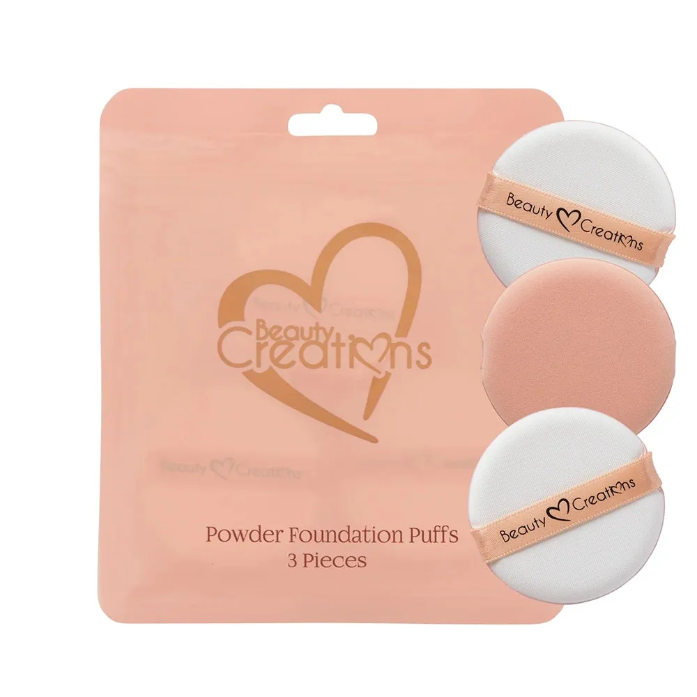 Beauty Creation - Powder Foundation Puffs Set 3 PCS