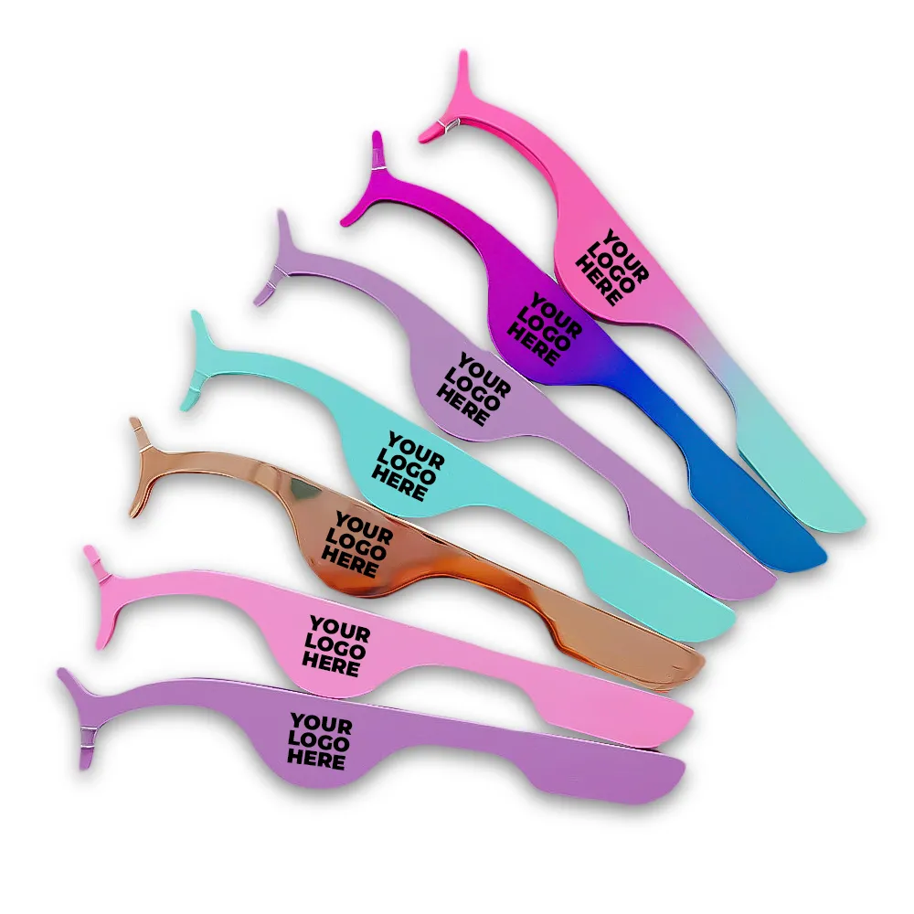 Custom Logo Eyelash Tweezer