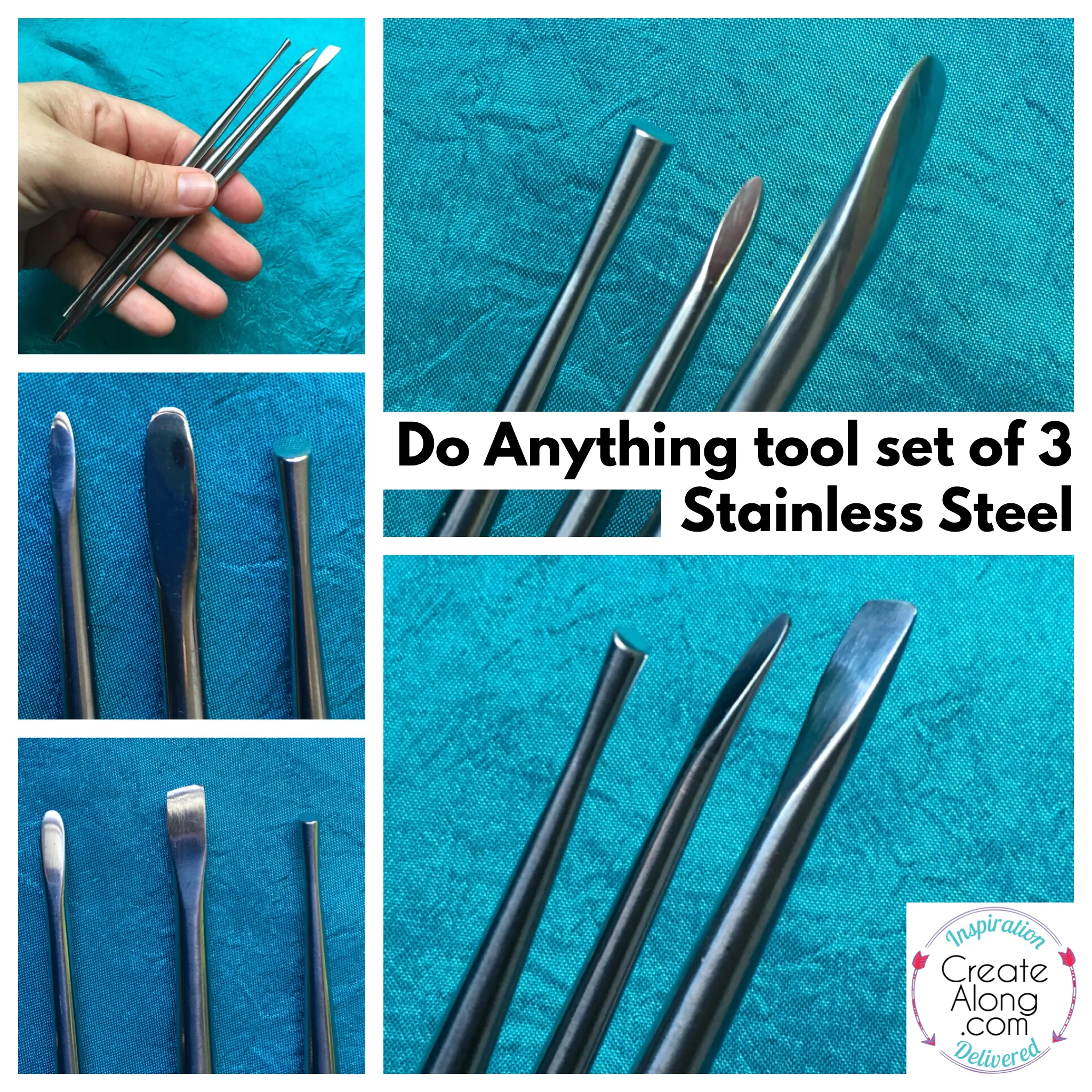 Do Anything Tools stainless steel sculpture impression for polymer clay sculpting