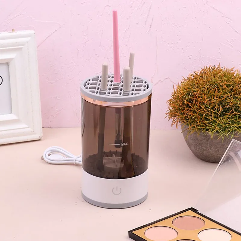 Electric Makeup Brush Cleaner Washing Drying Machine- USB Plugged in