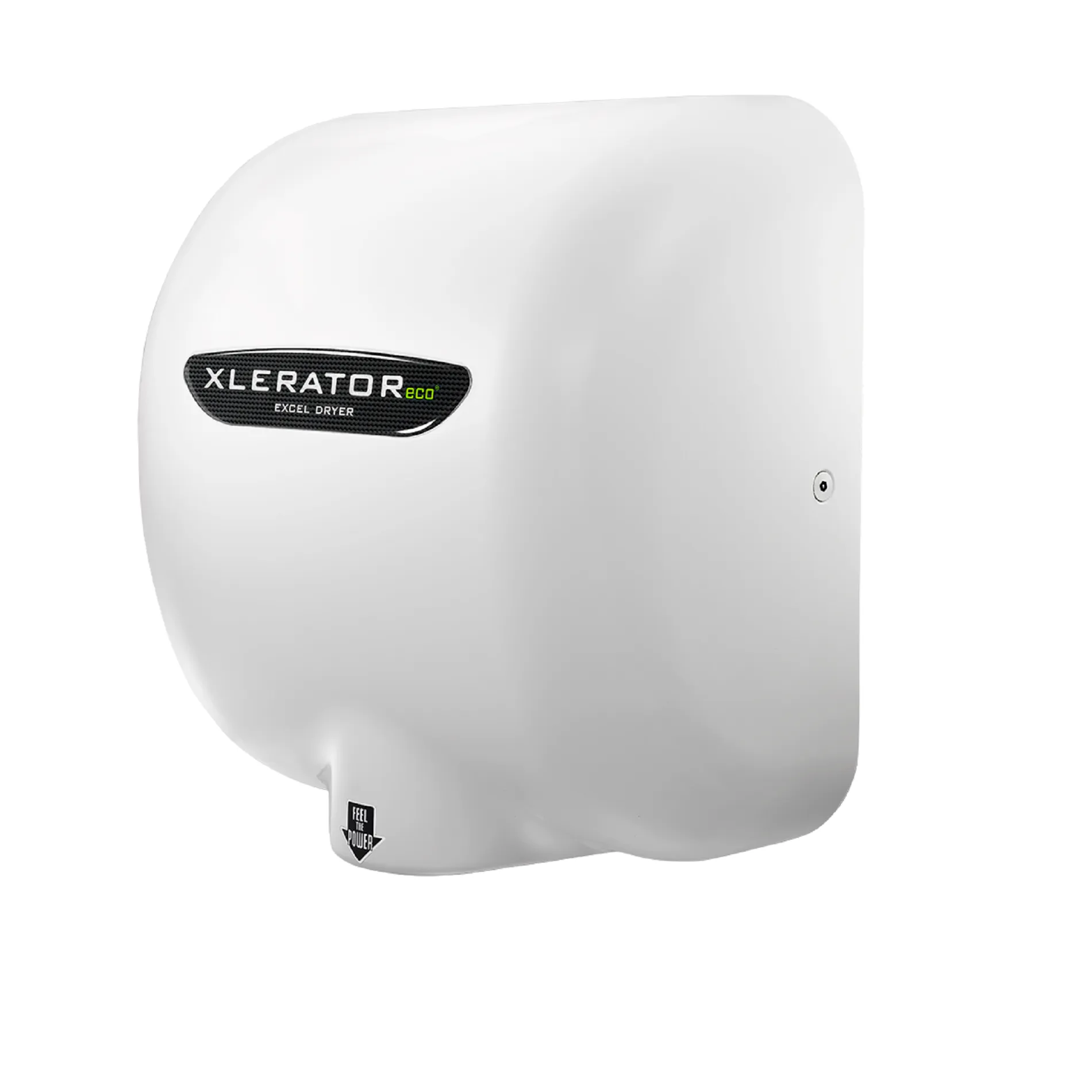 Excel Dryer XLERATOReco® XL-WH-ECO (No Heat) Hand Dryer with HEPA Filter - White Epoxy on Zinc Alloy High Speed Automatic Surface-Mounted