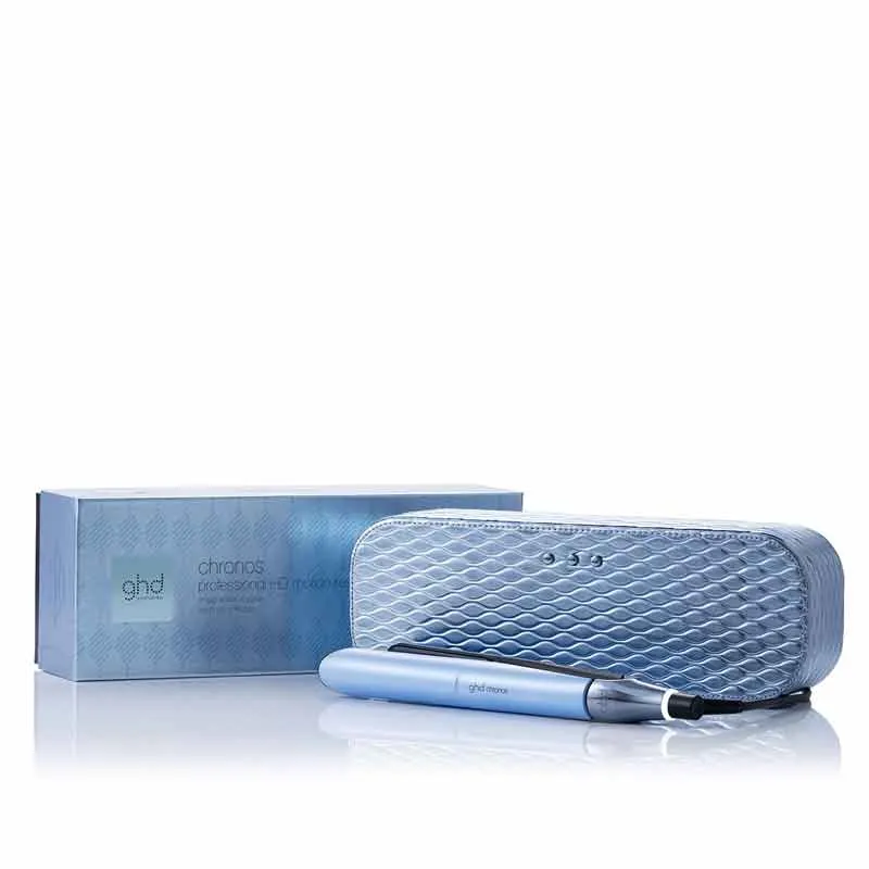 ghd Chronos Limited Edition Hair Straightener Icy Blue Gift Set