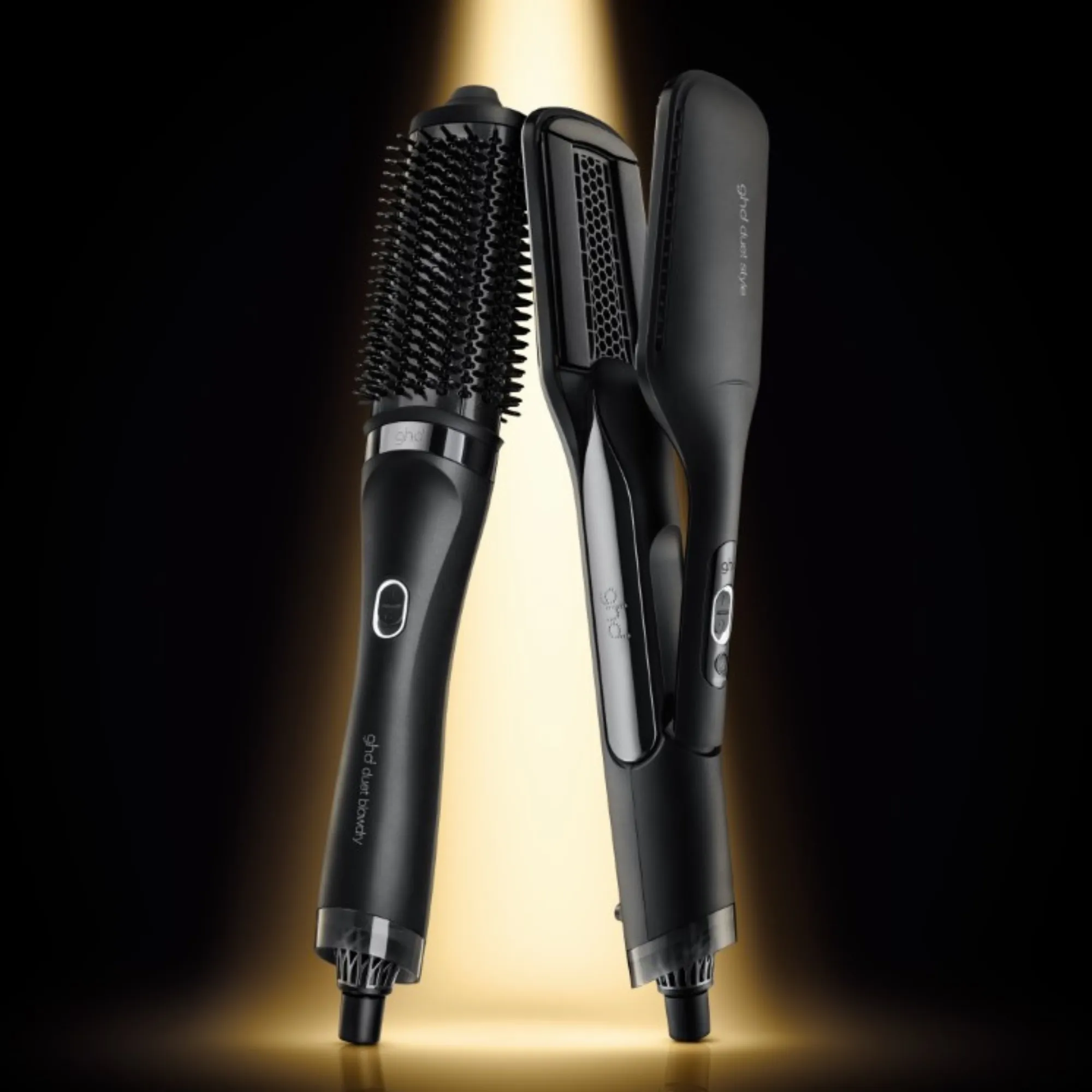 ghd Duet Blowdry Hair Dryer Brush - Black