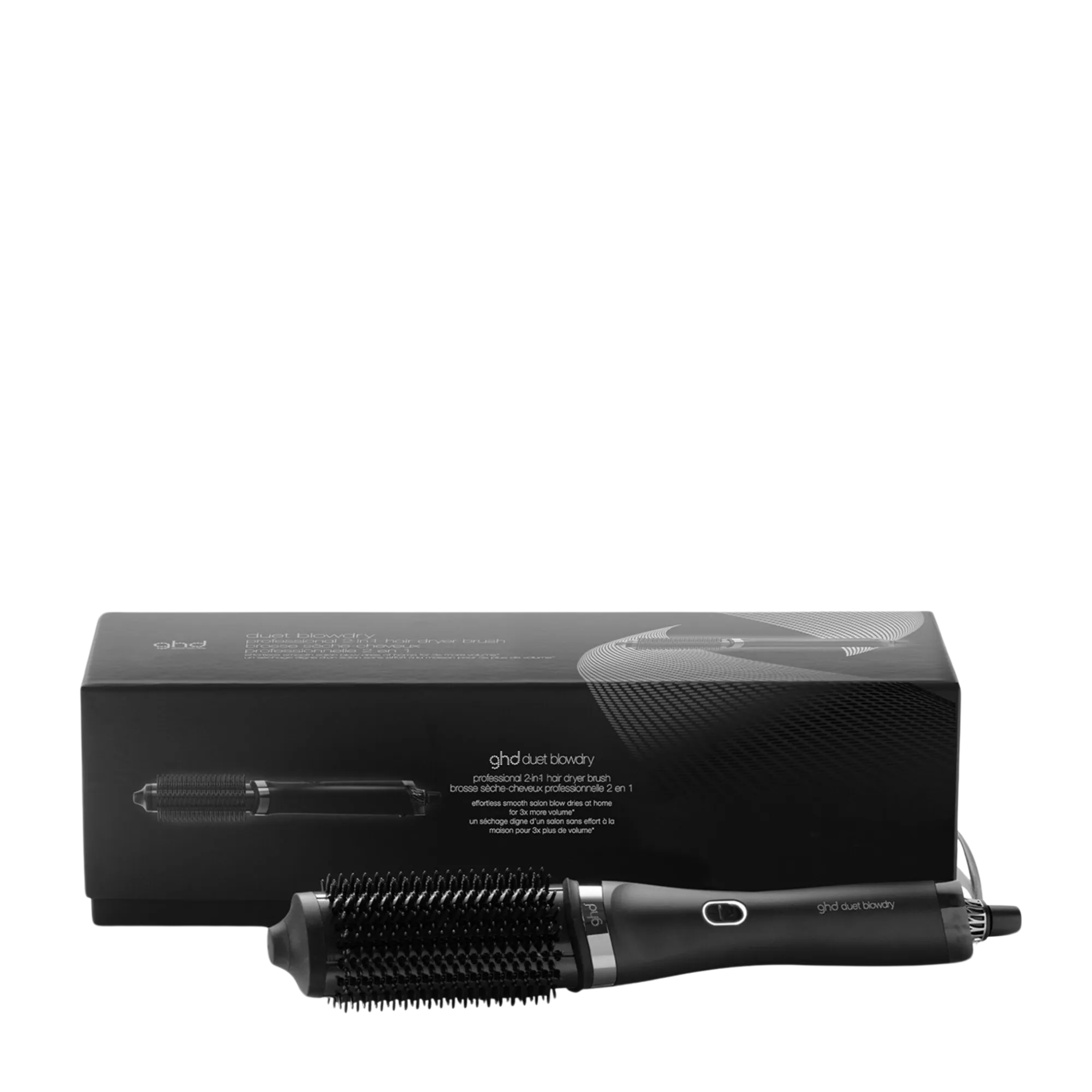 ghd Duet Blowdry Hair Dryer Brush - Black