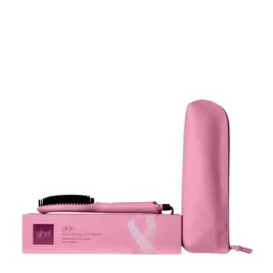 ghd Glide Hair Straightening Brush in Fondant Pink - Limited Edition