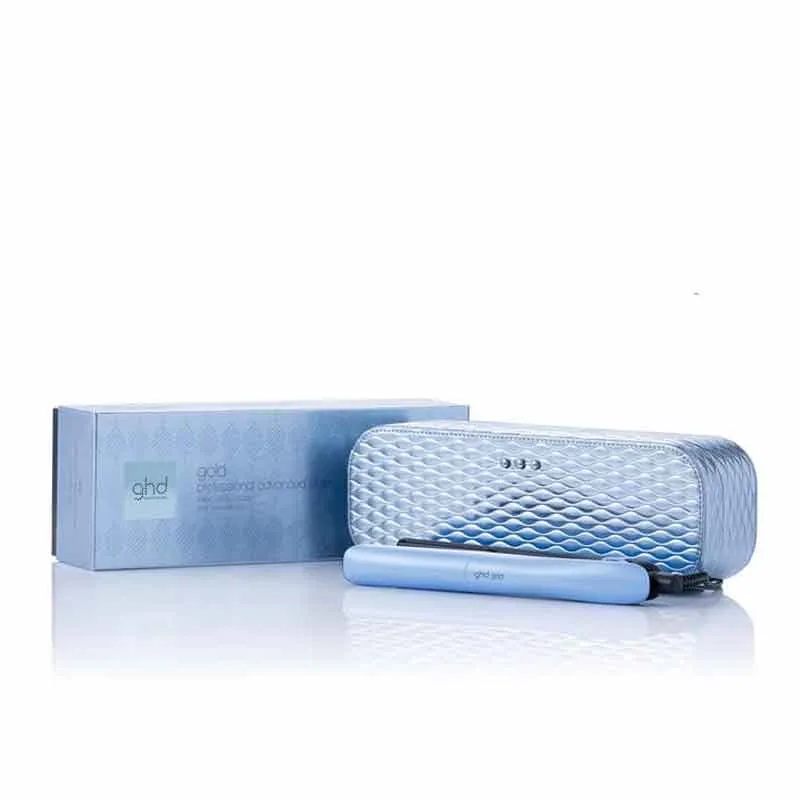 ghd Gold Limited Edition Hair Straightener Icy Blue Gift Set