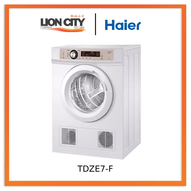 Haier's TDZE7-F Leader Roller Dryer 7kg Fully Automatic Clothes Dryer - Limited Special Offer