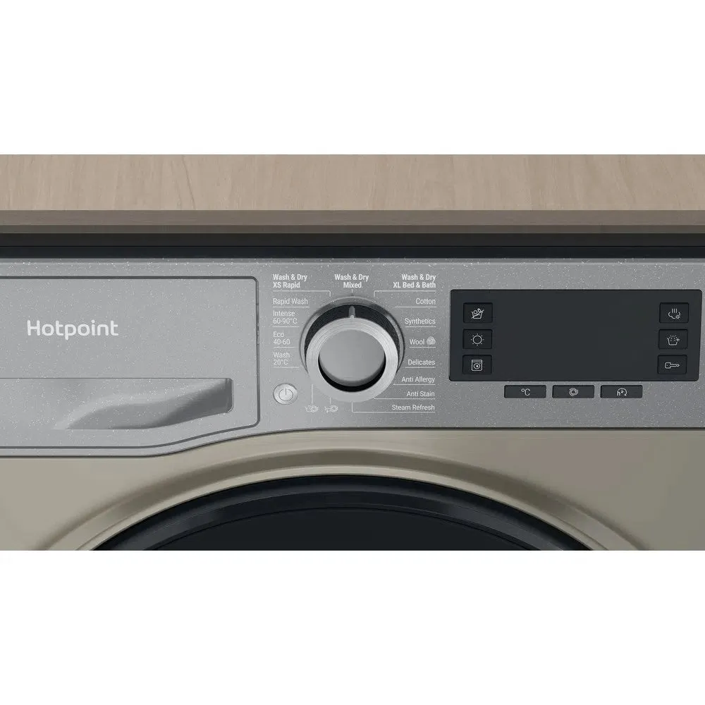 Hotpoint NDD8636GDAUK 8 6Kg Washer Dryer with 1400 rpm, ActiveCare, 59.5cm Wide - Graphite