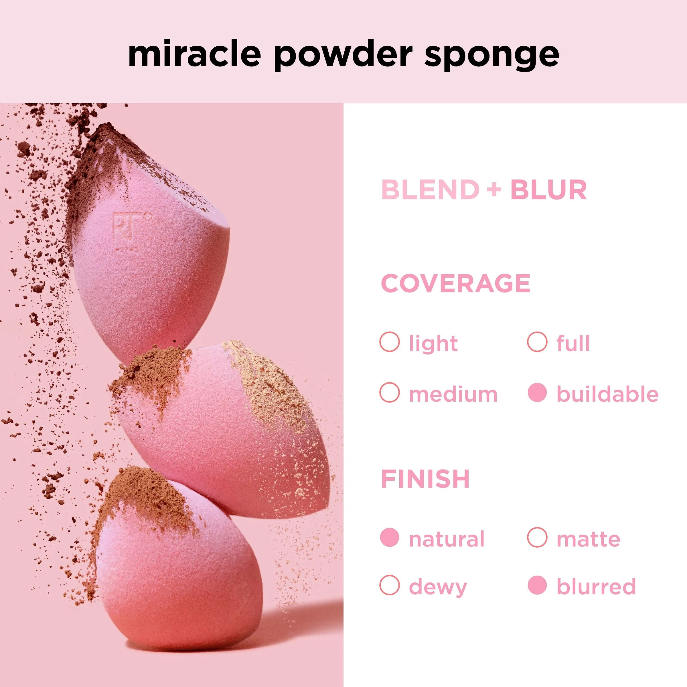 Iconic Blend   Set Makeup Sponge Duo