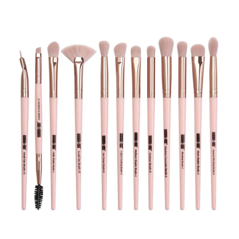 Long Makeup Brushes Set