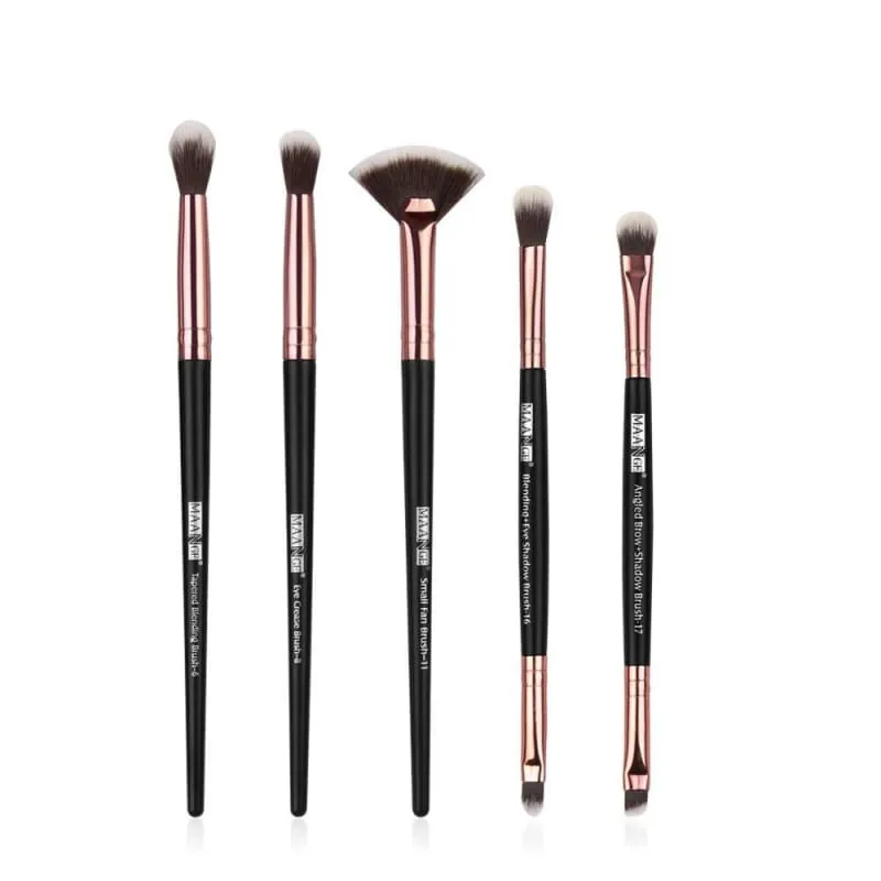 Long Makeup Brushes Set