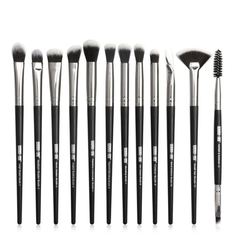 Long Makeup Brushes Set