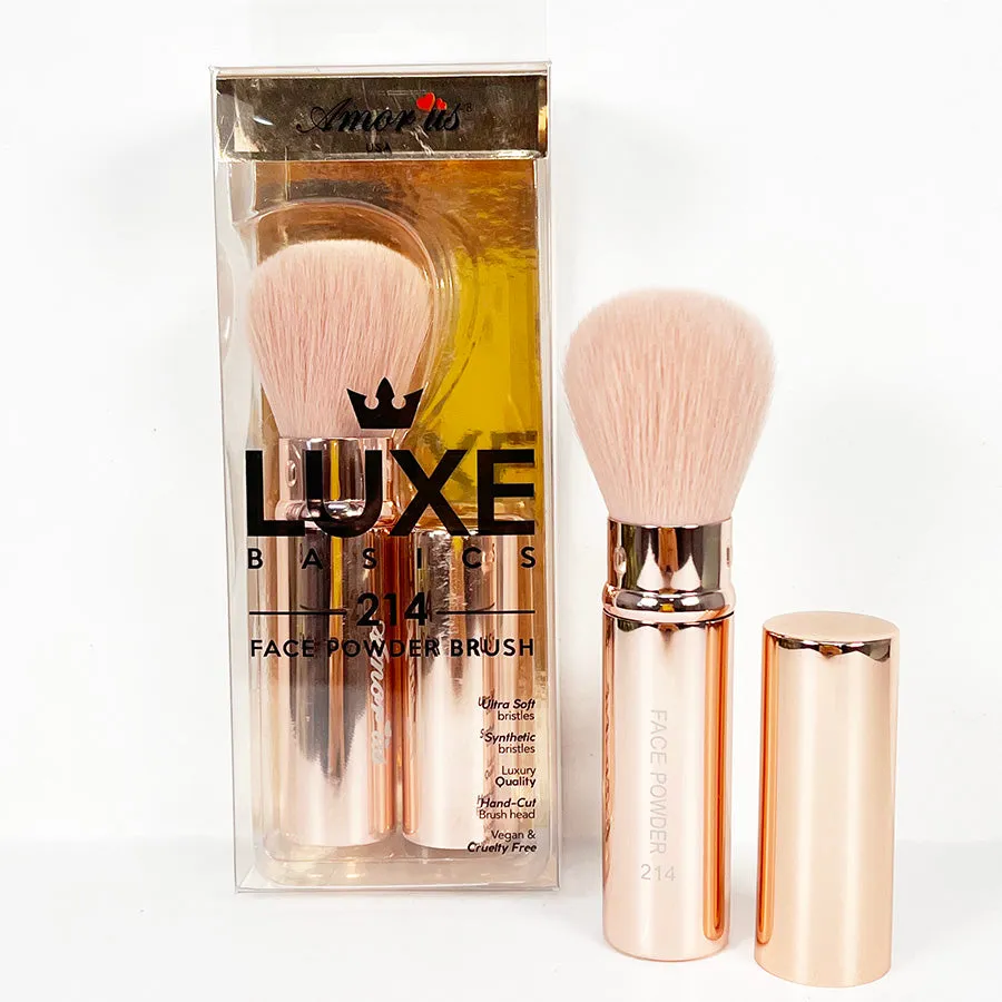 Luxe Basics Retractable Face Powder Brush #214 (6 units)