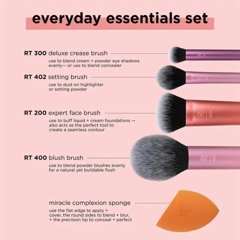 Real Techniques Everyday Essentials Brush Set