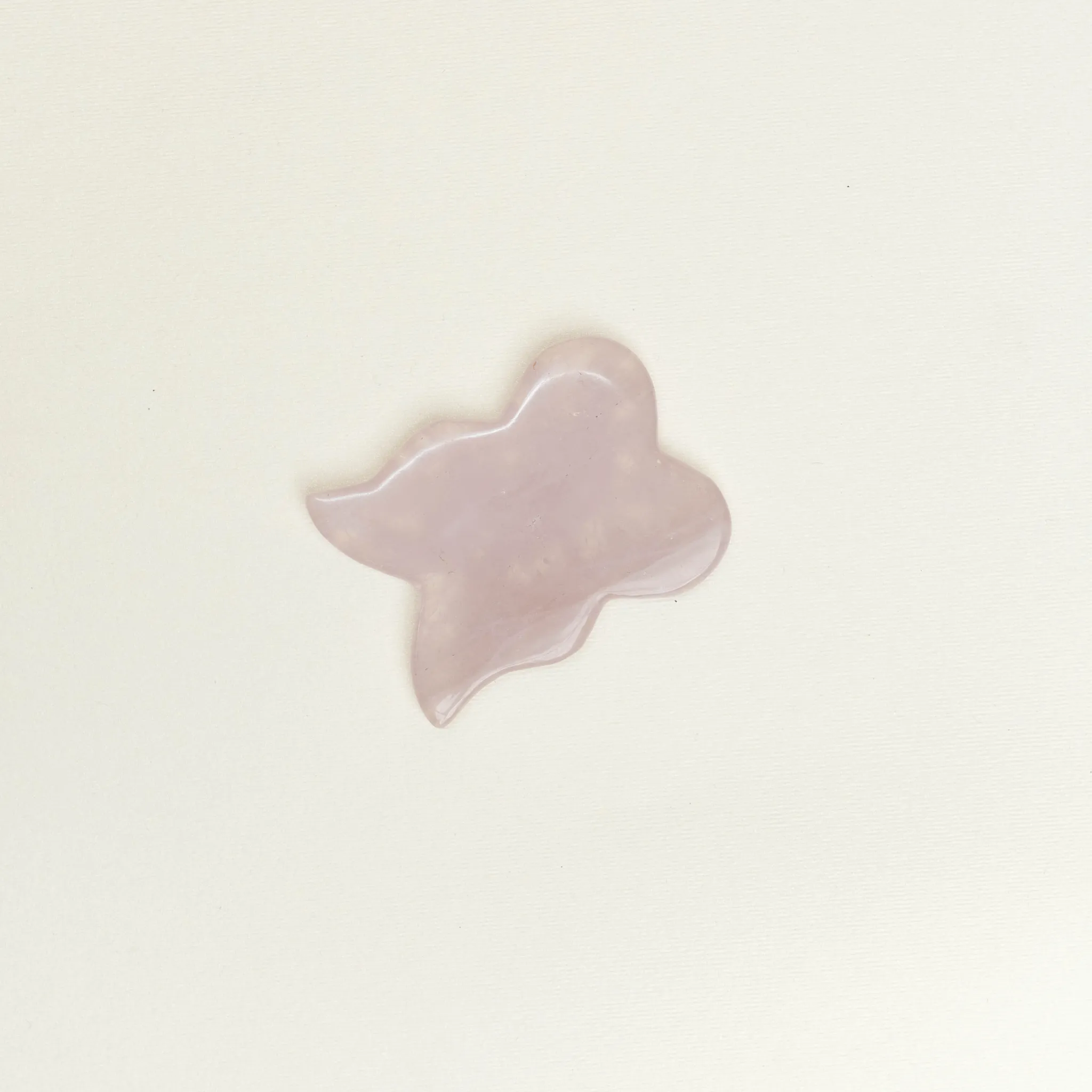 Rose Quartz Butterfly Gua Sha