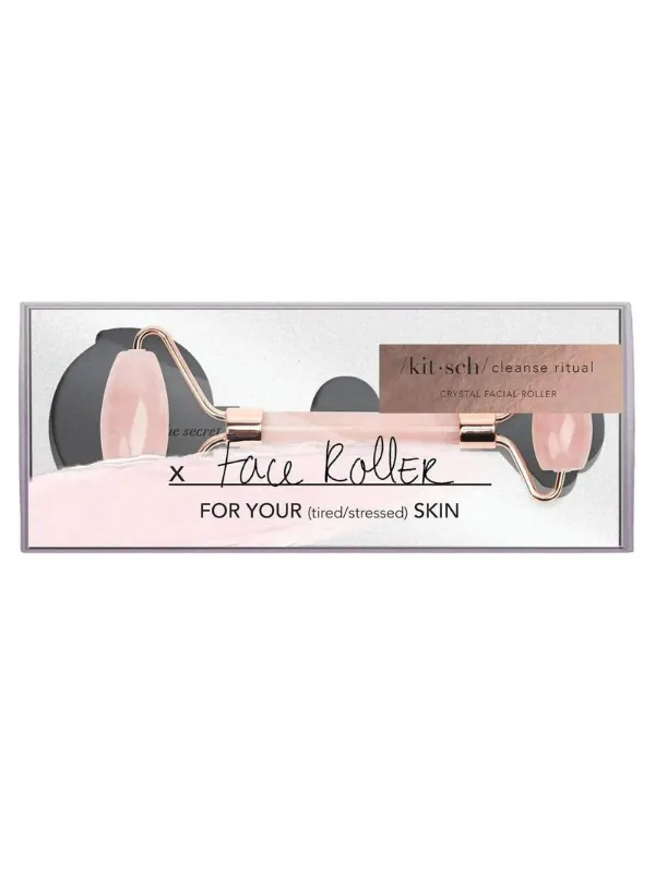 Rose Quartz Face Roller by Kitsch