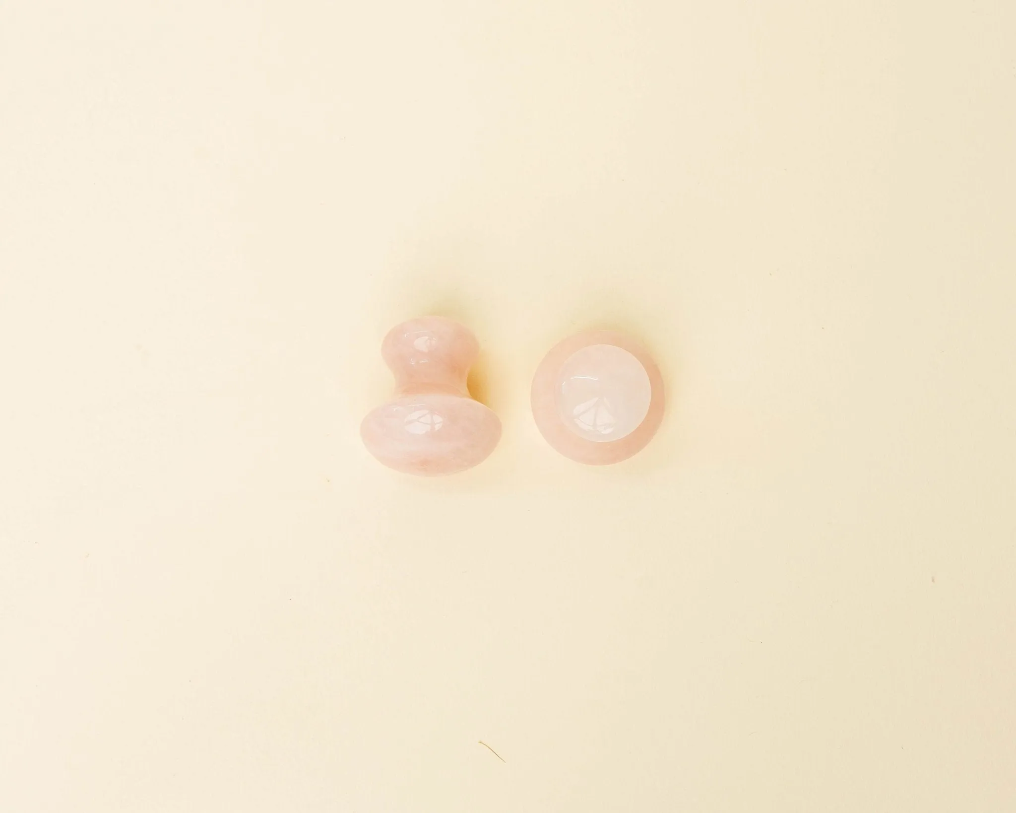 Rose Quartz Mushroom Gua Sha