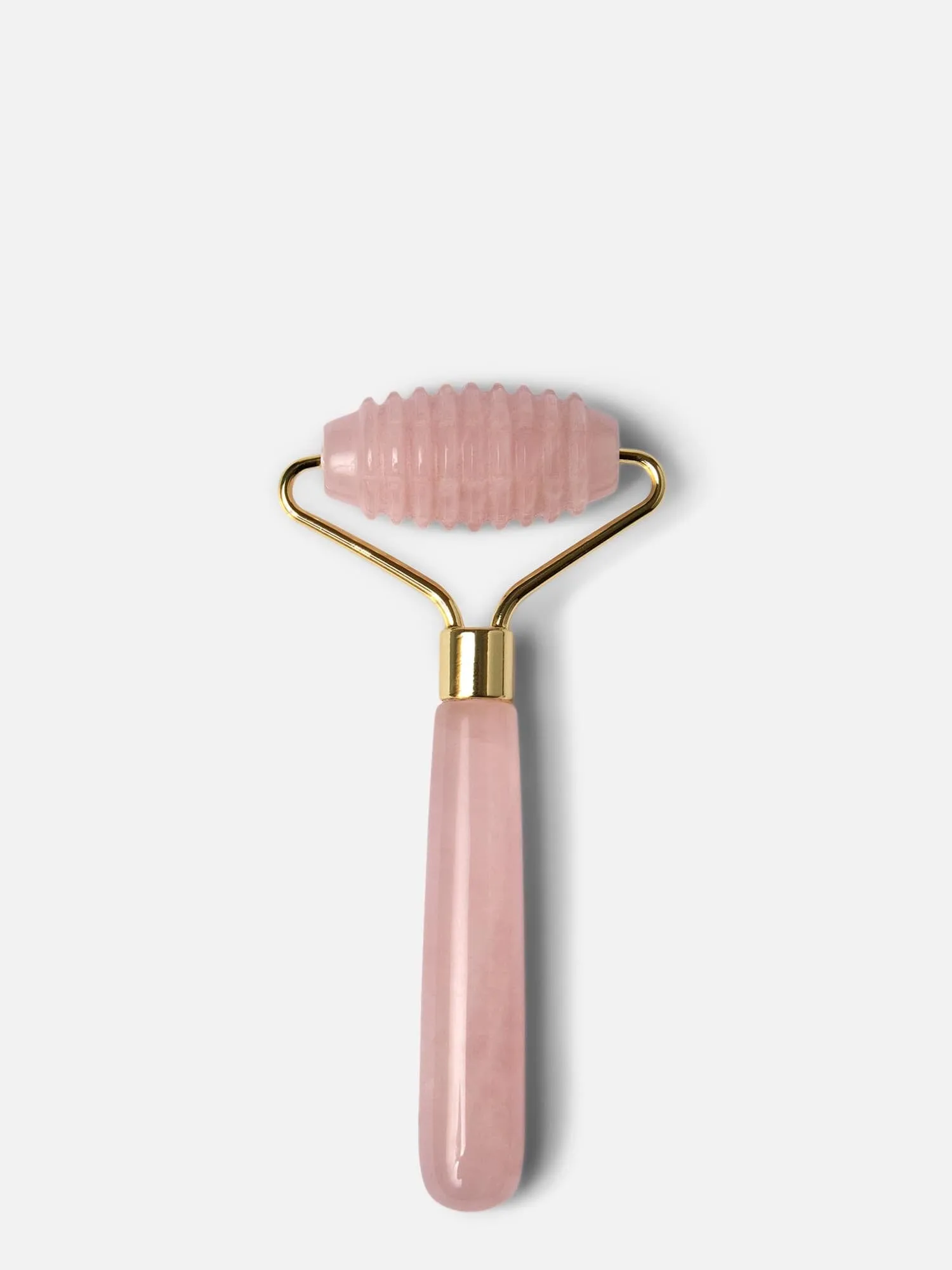 Rose Quartz Ridged Roller