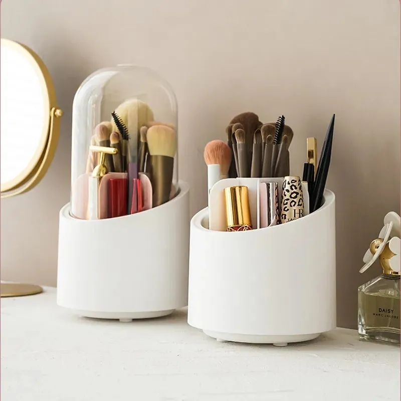 ROTATING BASE MAKEUP BRUSH HOLDER