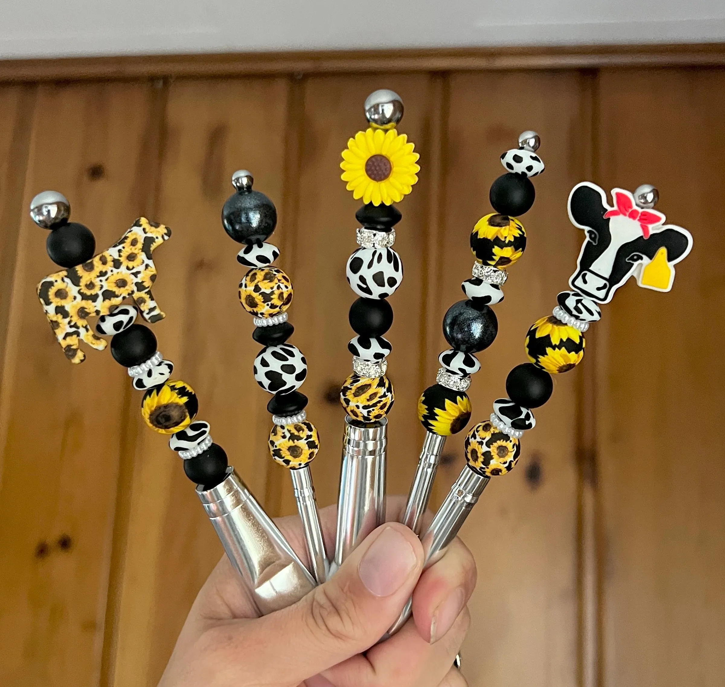 Sunflower Cow Makeup Brush Set